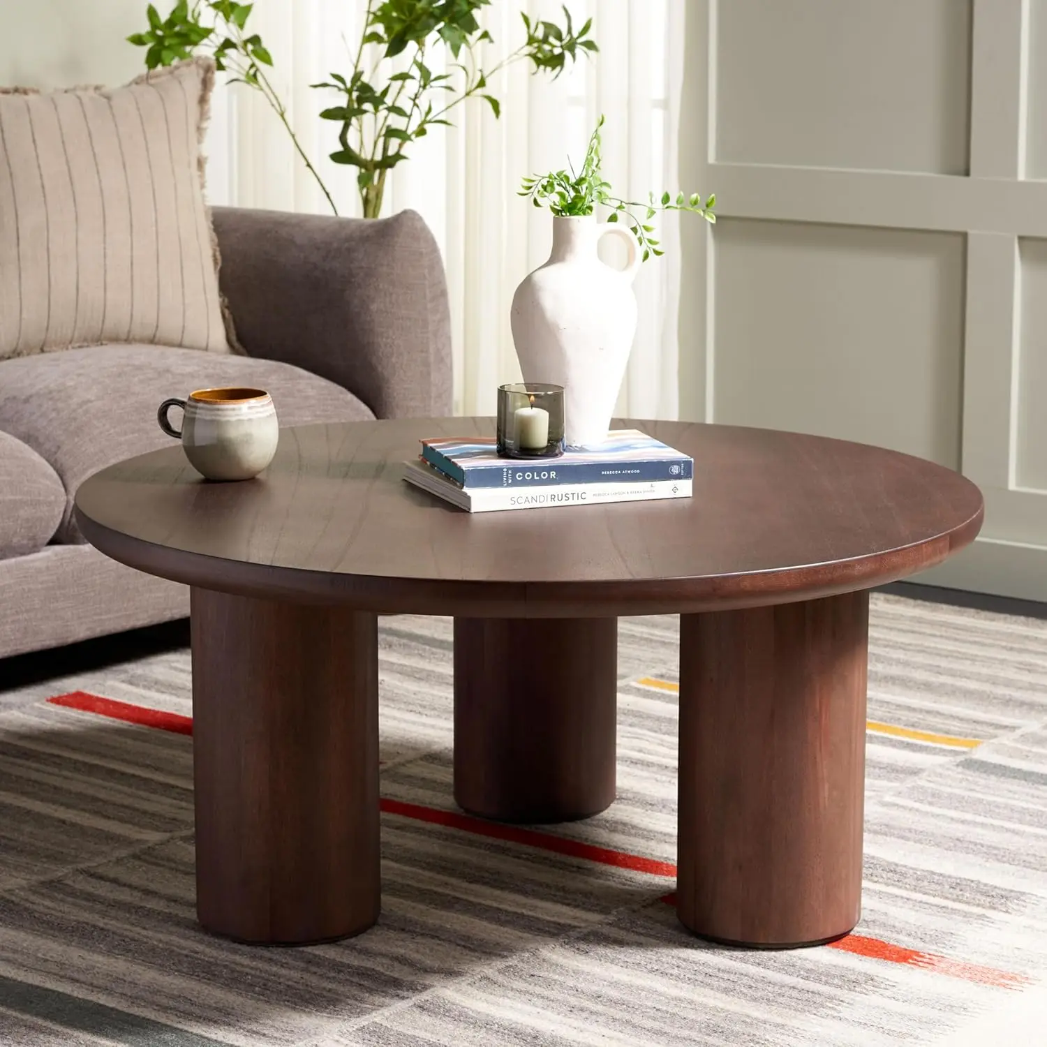 

Home Collection 3-Leg Round Coffee Table