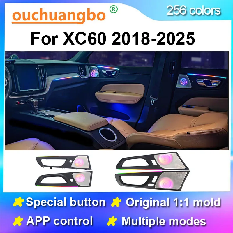 

Ouchuangbo RGB Ambient Lights For S60 XC60 Atmosphere lamp interior