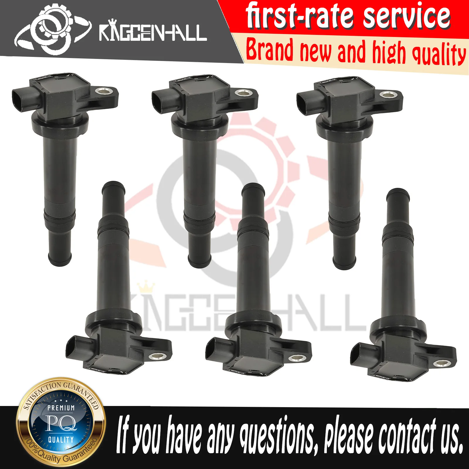 1/4/6PCS 27301-3E400 Car Ignition Coil Compatible with Kia Optima Magentis Optima Rondo Hyundai Santa Fe Tucson Santa fe 2.7L