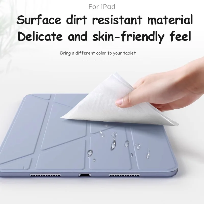 Capa flip de couro dobrável em Y para iPad 11th A16 2025 11 polegadas Air 11 M3 Air7 Mini 7 A17 Pro 6 5 4 Pro 11 10th 10.9 10.2 9th 8th 7th 9.7
