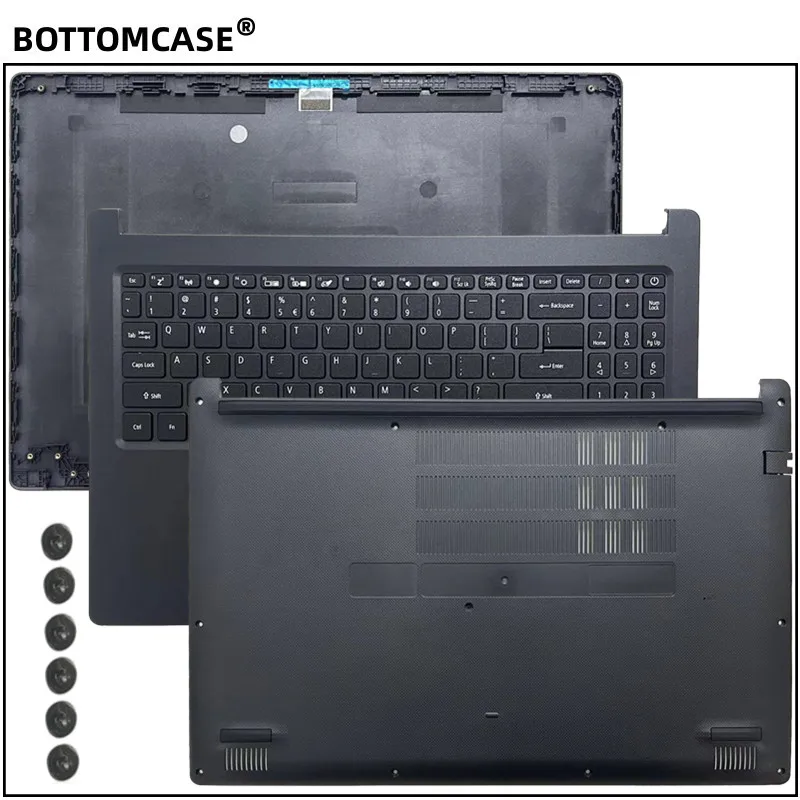 

New For BOTTOMCASE® Aspire 3 EX215-31 A315-22 A315-34 N19H1 Laptop LCD Back Cover /Palmrest with keyboard/Bottom Base cover