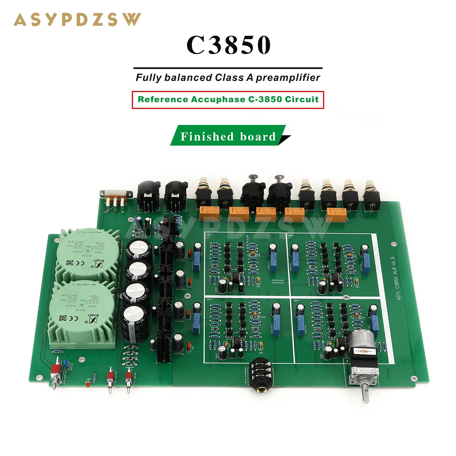 

HI-END C3850 Fully balanced Class A preamplifier Reference Accuphase C-3850 Circuit DIY Kit/Finished board