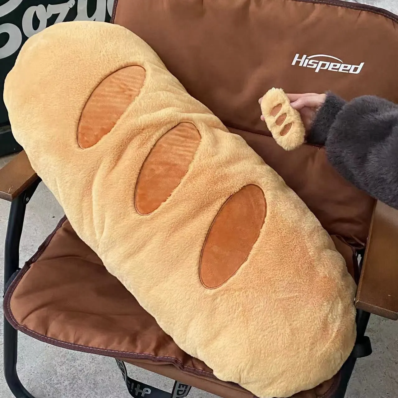 Giant Simulatied Baguette Bread Plush Toy Stuffed Food Baguette Long Sleep Pillow Soft Doll Cushion Christmas Gift for Children