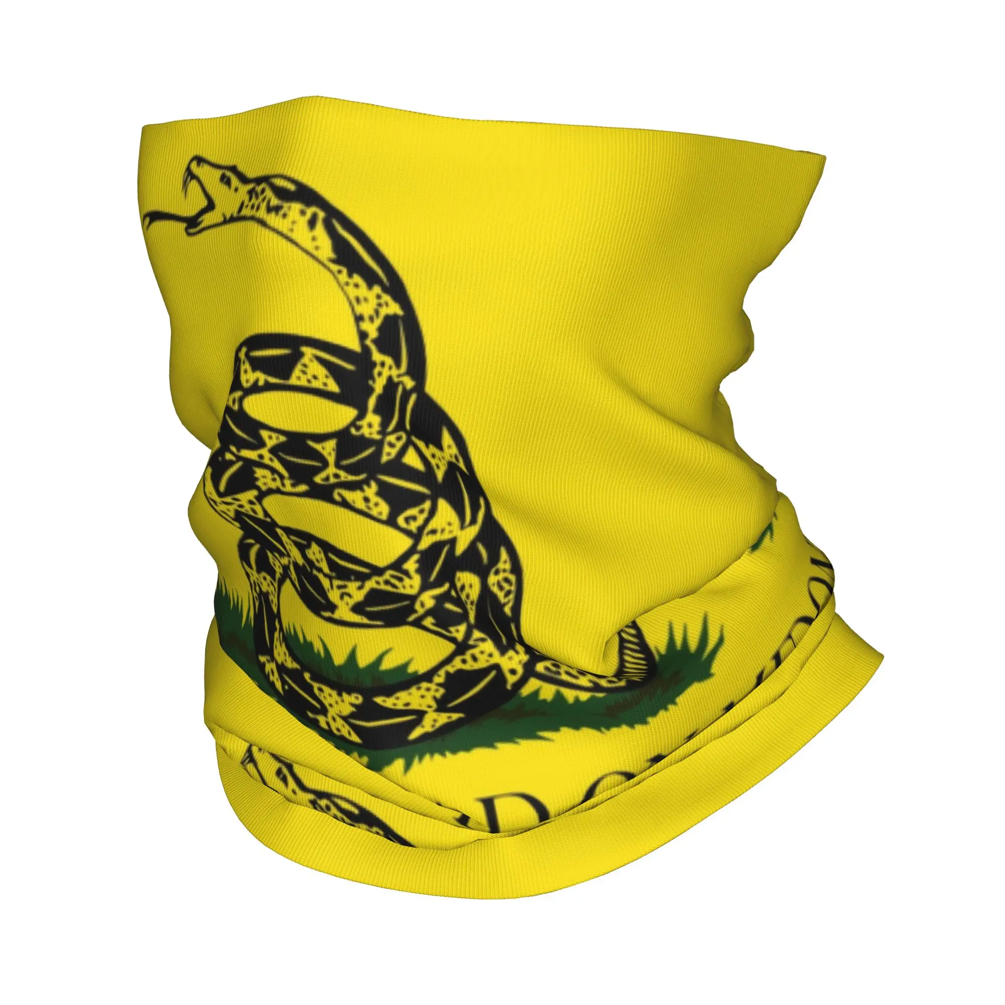 Dont Tread On Me Gadsden Flag Winter Headband Neck Warmer Men Women Hiking Cycling Tube Scarf  Face Bandana Gaiter