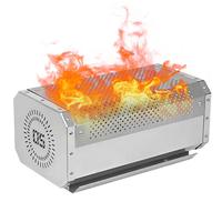 Camping heating Wood Stove Bonfire Furnace Honeycomb Desktop Burning Stove Portable BBQ Grill Furnace Atmosphere Campfire