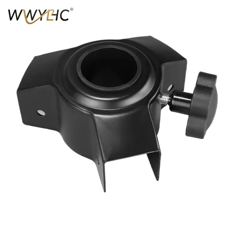 Suitable for Speaker Bracket Metal Tripod Bracket Middle Three-way Iron Seat