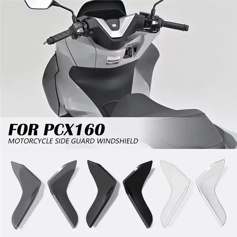 

Motorcycle Cover Accessories Leg Air Side Deflectors Spoiler Decoration Fairing For Honda PCX160 PCX 160 2025