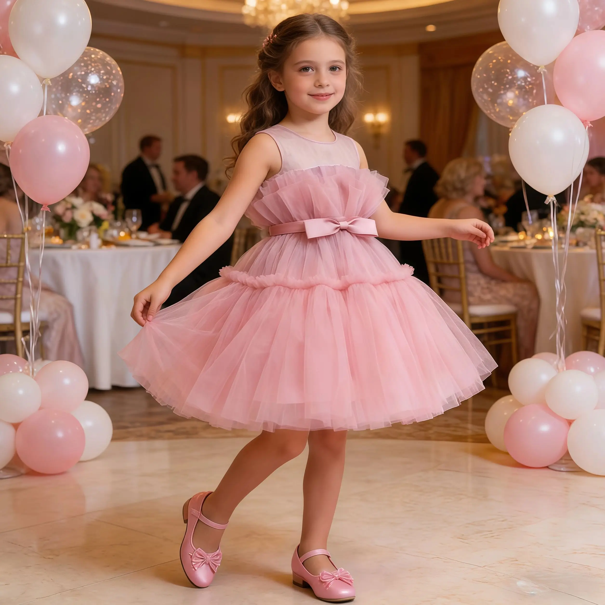 Girls' Sleeveless D… - image