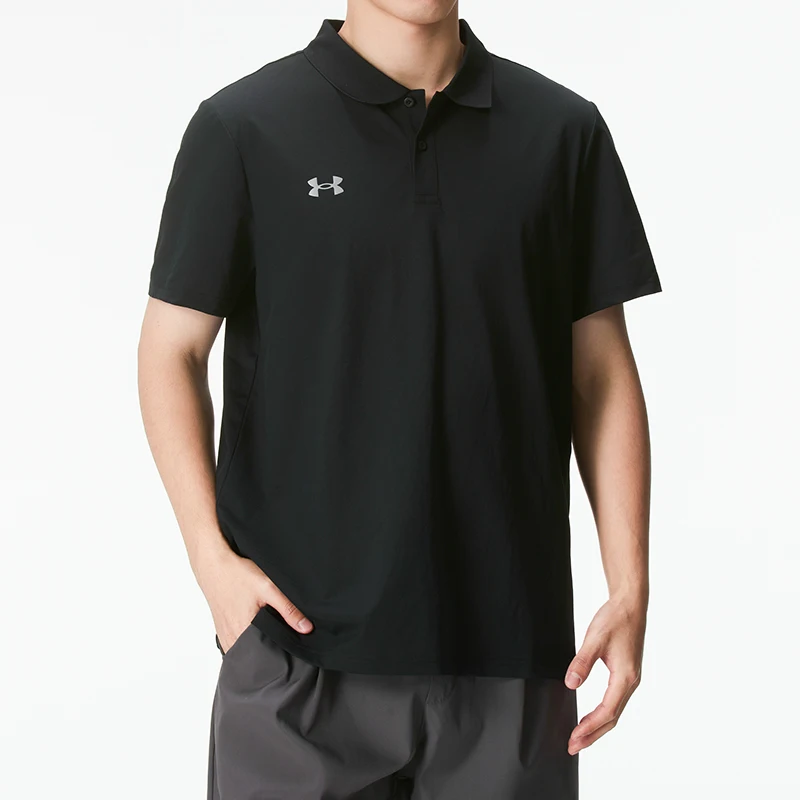 

Underarmour Men's Sports Knitted Lapel Comfortable and Stylish Short-Sleeved Polo Shirt 23500507-001