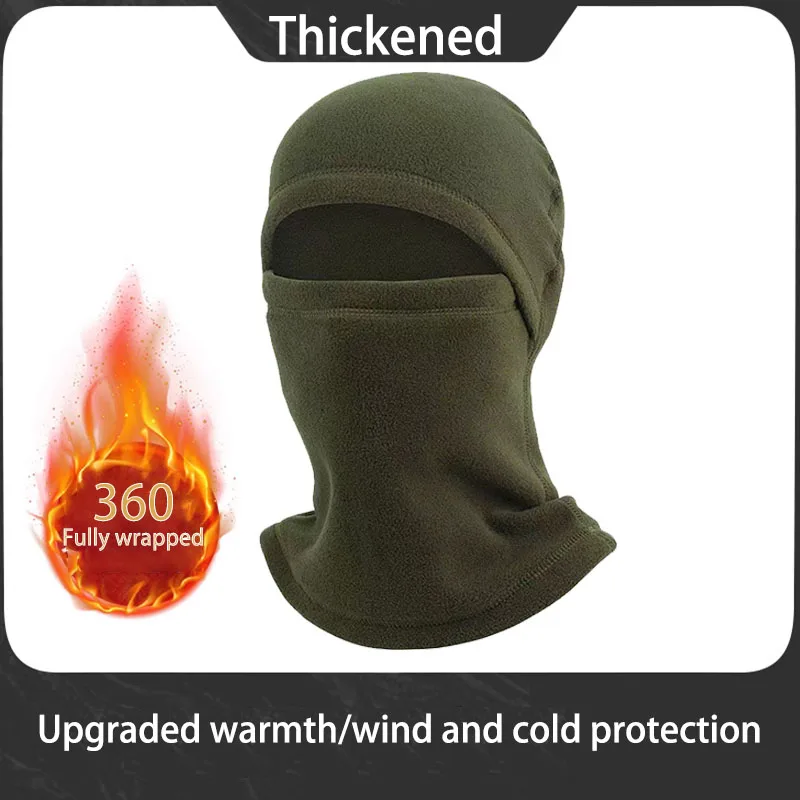 Winter Warm Tactical Balaclava For Cycling Hiking Hat Motorcycle MTB Full Face Windproof Mask Thermal Sport Gear