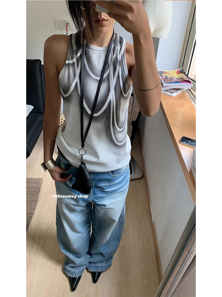 Women's Light Blue Y2k Baggy Jeans Harajuku Japanese 2000s Style Oversize Denim Trousers Vintage Jean Pants Trashy Clothes 2024