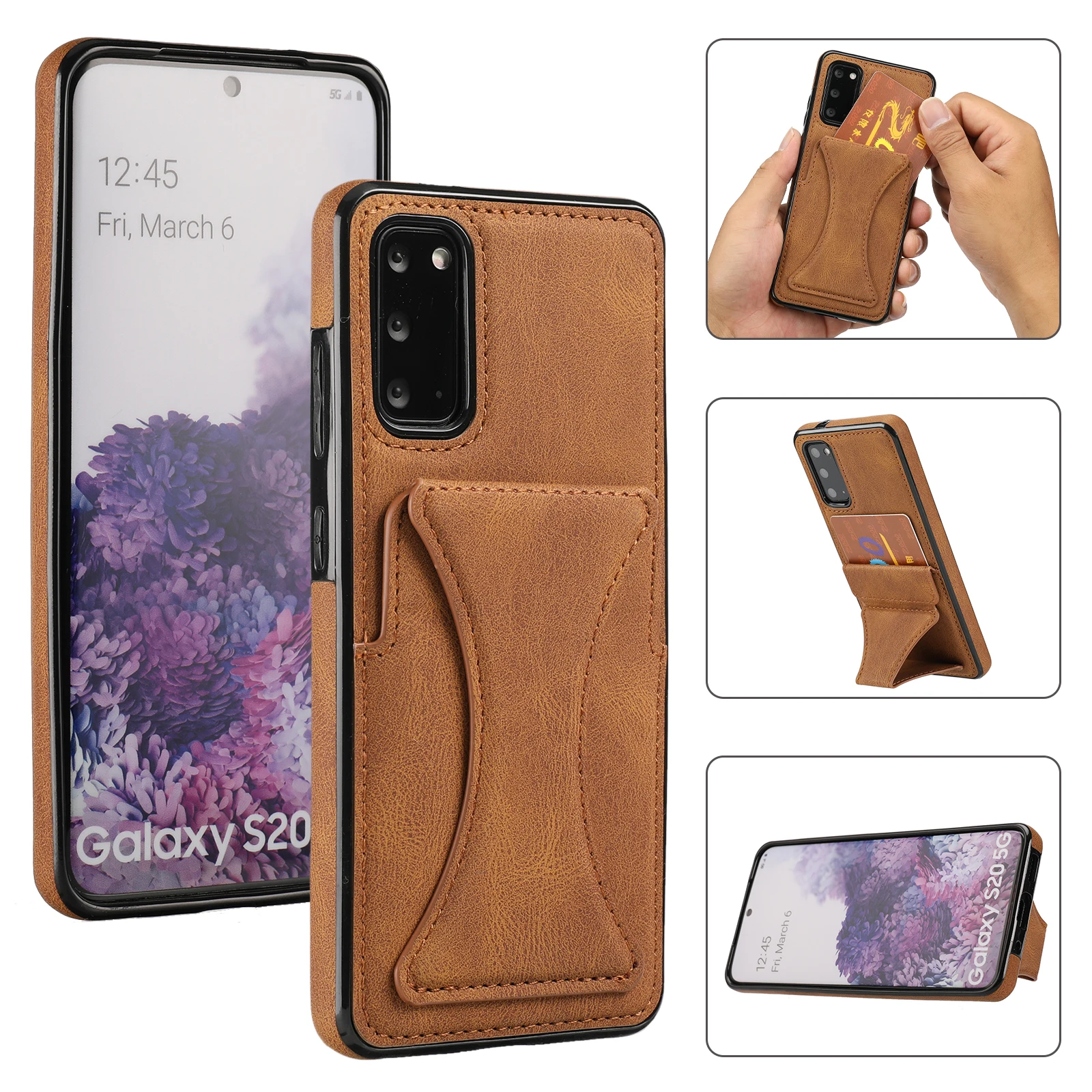 

Кожаный чехол со складной подставкой и слотом для карт для Samsung Galaxy A16 A55 A35 A25 A15 A54 A14 A73 A53 A33 A52 A72 A51 A71 A13 Cover