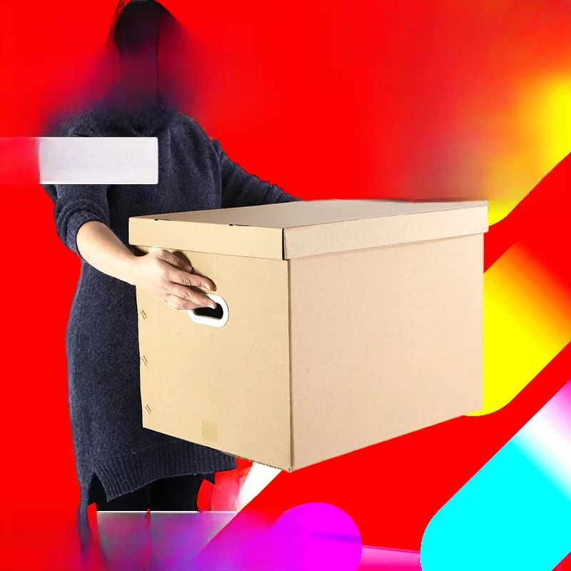 

Сверхпрочная пятислойная коробка для переезда большого размера, органайзер для хранения в доме, картонная упаковочная коробка для спальни, гардеробной, кухни, гостиной