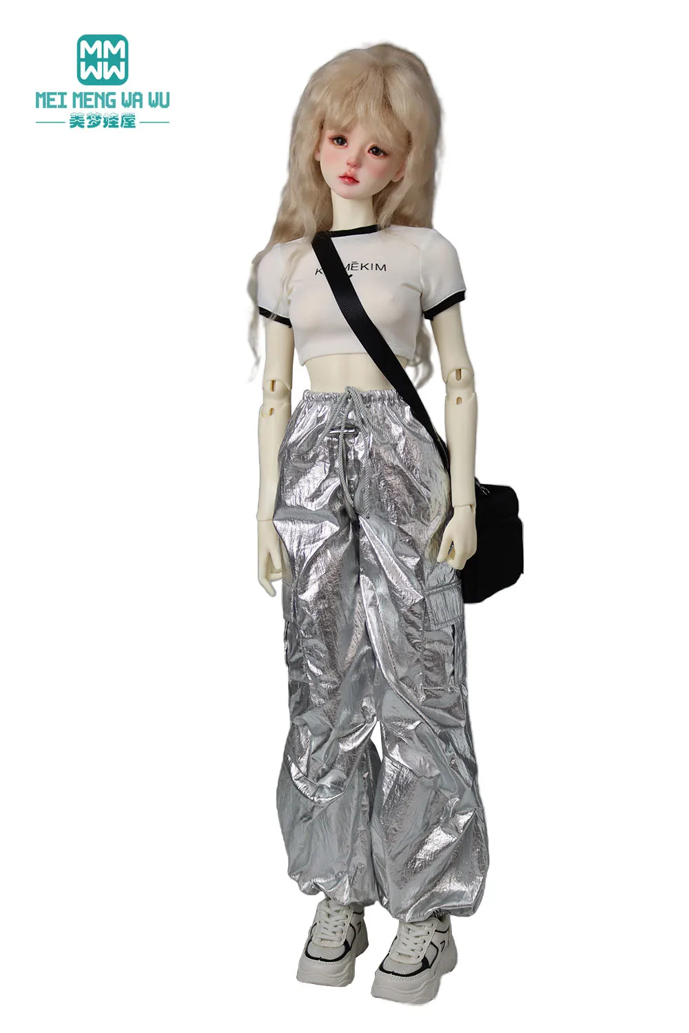 Fits 1/3 1/4 DD SD MSD BJD Doll Clothes Fashionable pocket cargo pants Toys Gift