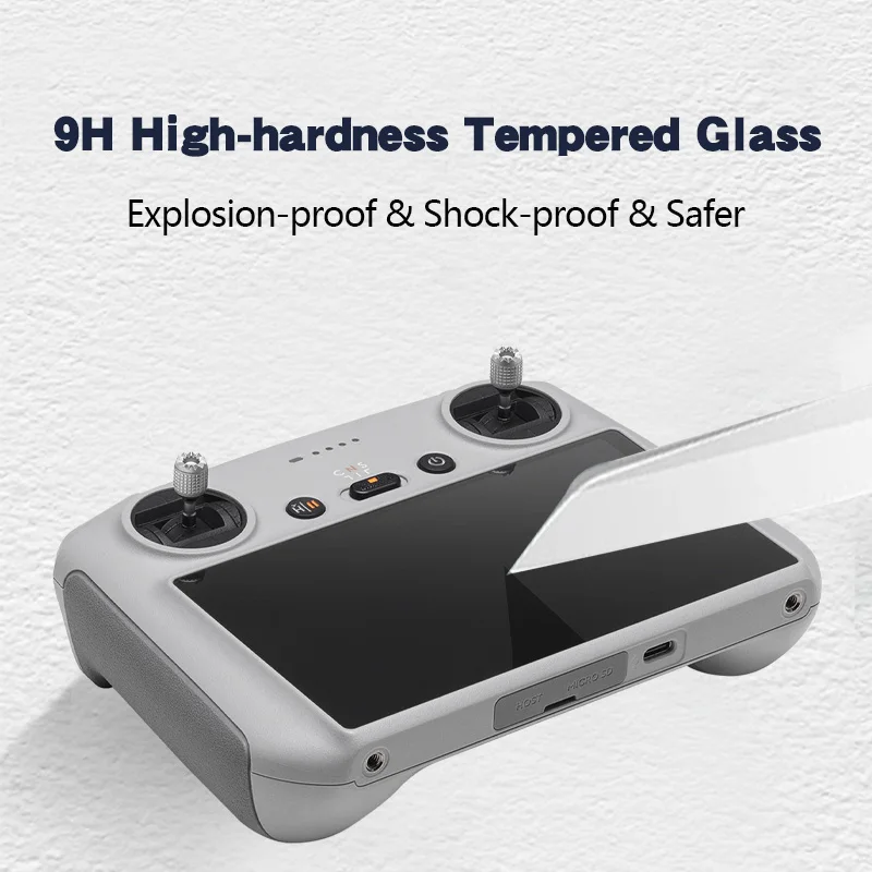 Protective Film for DJI Mini 3/3 Pro Mini 4 Pro HD Glass Screen Protector Anti-Scratch Screen Film RC/ RC 2 Remote Accessories