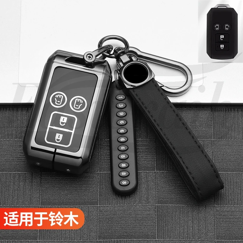 سيارة سبائك الزنك بولي TPU مفتاح حافظة حامل غطاء لسوزوكي سويفت Ignis Jimney XL7 Ertiga 2017 2018 2019 2024 2023 2022 اكسسوارات