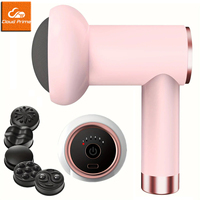 6 Speed Massage Gun Settings 5 Interchangeable Heads Rechargeable Mini Fat-Reducing Massager Body Shaping Muscle Relaxation