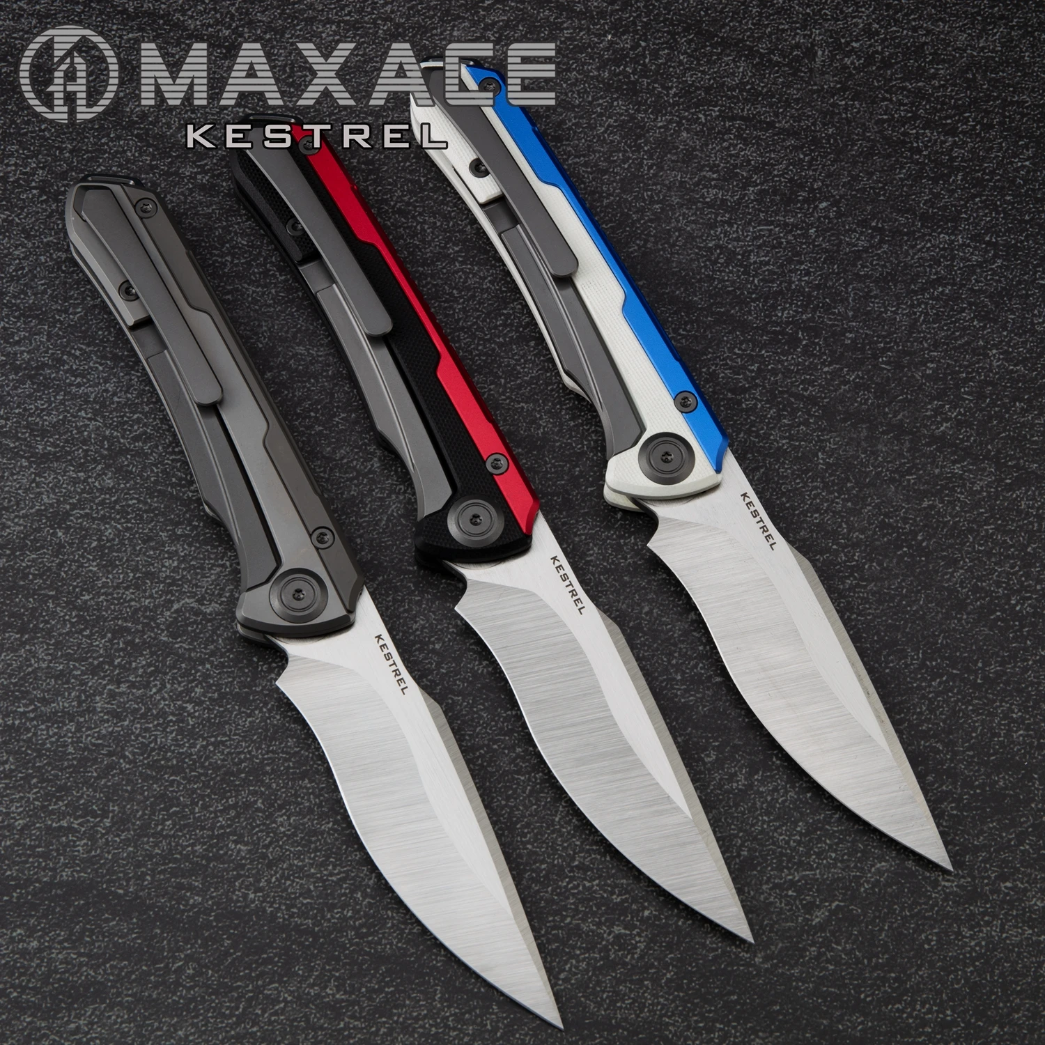 Maxaceknife Kestrel Folding Knife Outdoor Pocket Knife Practical Outdoor Self-defense Camping Survival Knife Hunting  Tool