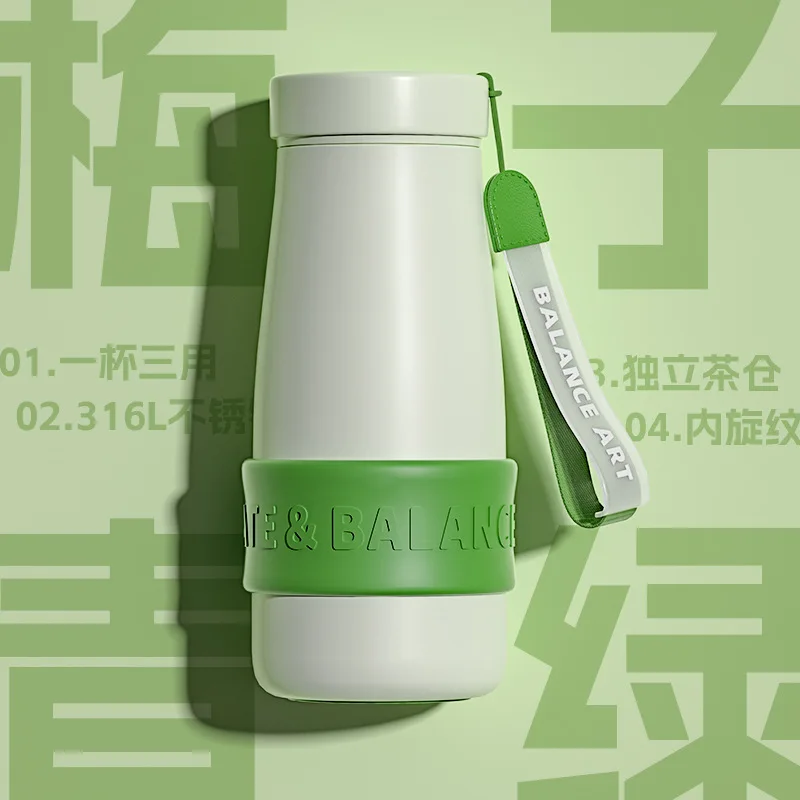 

Домашняя и садовая кухня Fuguang 316L термос чашка для чая с разделением воды большая емкость чайная чашка женская ценная портативная чашка для воды