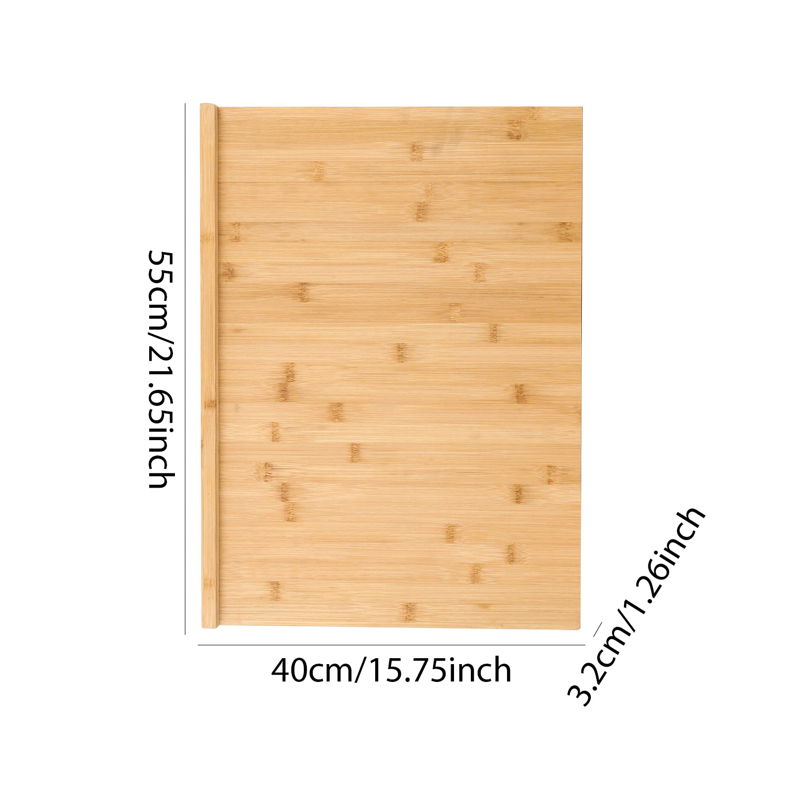 

Pastry Cutting Board Multi-Function Kitchen Chopping Board with Reverse Groove Chopping Block 21.65x15.75 in for Home Kitchen