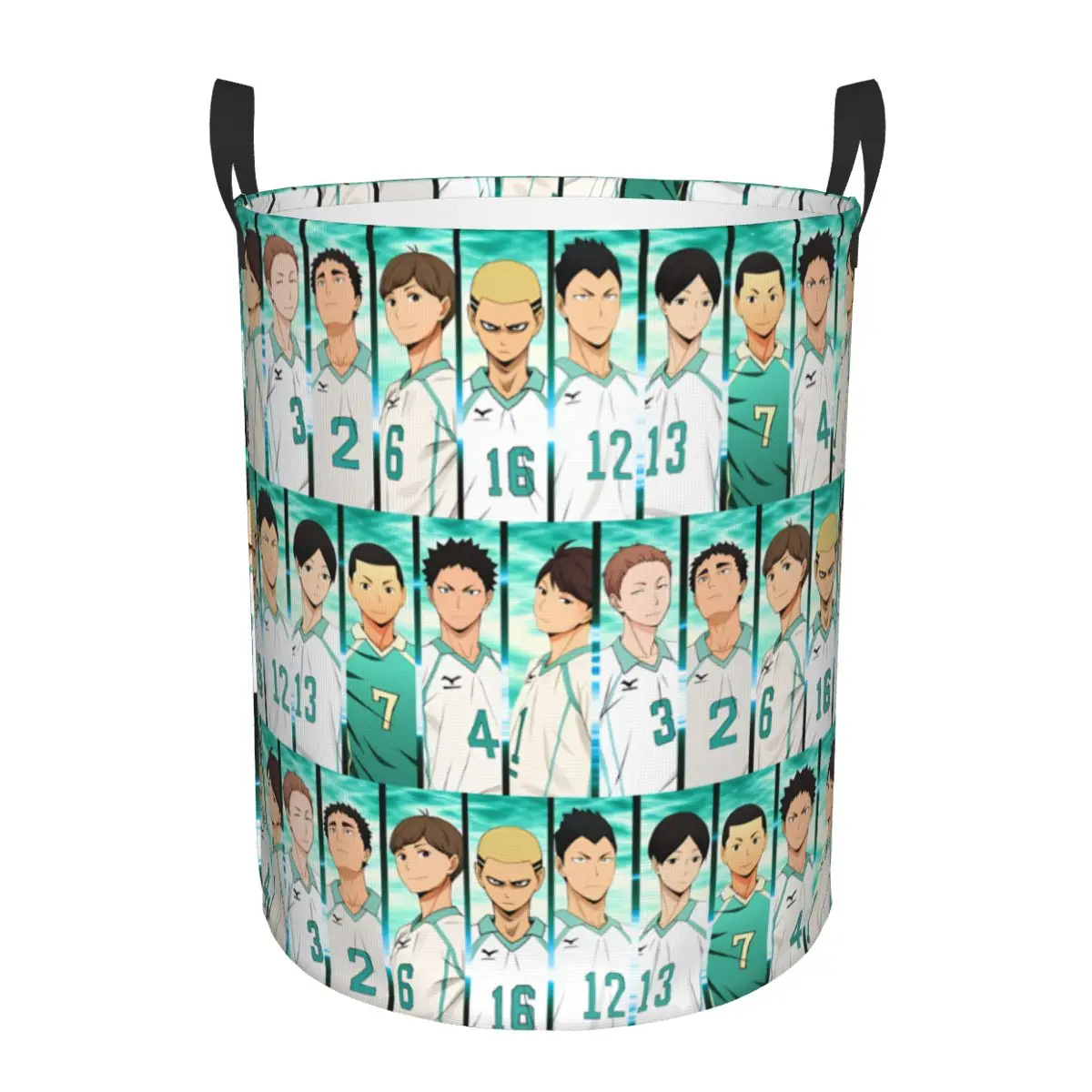Cesto de Ropa Plegable Issei Matsukawa Haikyuu Toru Oikawa, Cesto para Ropa Sucia Hajime Iwaizumi Takahiro, Contenedores de Almacenamiento para Baño
