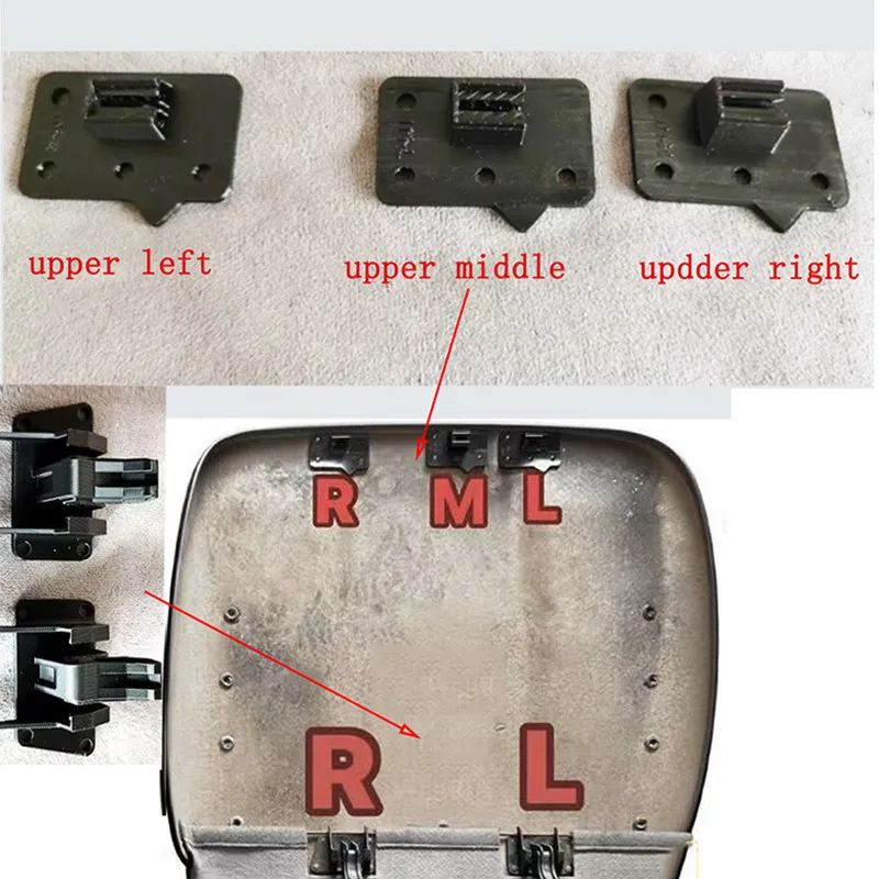 Befestigungsclip für die Rückseite des Vordersitzes, passend für AUDI Q7 A4 B7 A3 S3 A6 S6 – Detail 1