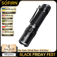 Sofirn SP35 2200lm SST40 LED Flashlight 2A USB C Rechargeable 21700 Torch Powerful EDC Tactical Light Hunting Lantern