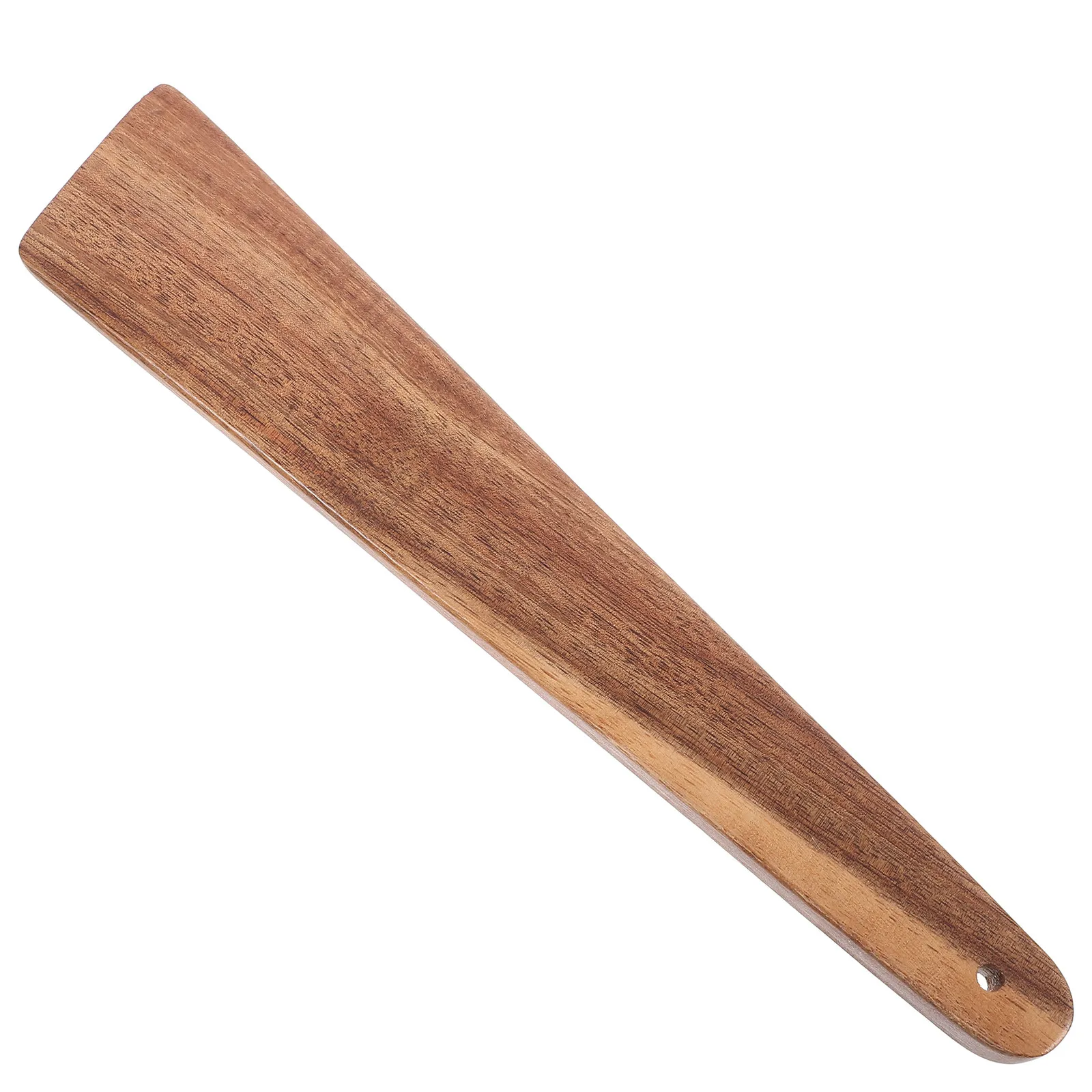 Wooden Spatula for Cooking Flat Smooth Edge Non Scratch Wood Cooking Utensil Multi Purpose Egg Scraper Burger Flipper Pan Turner