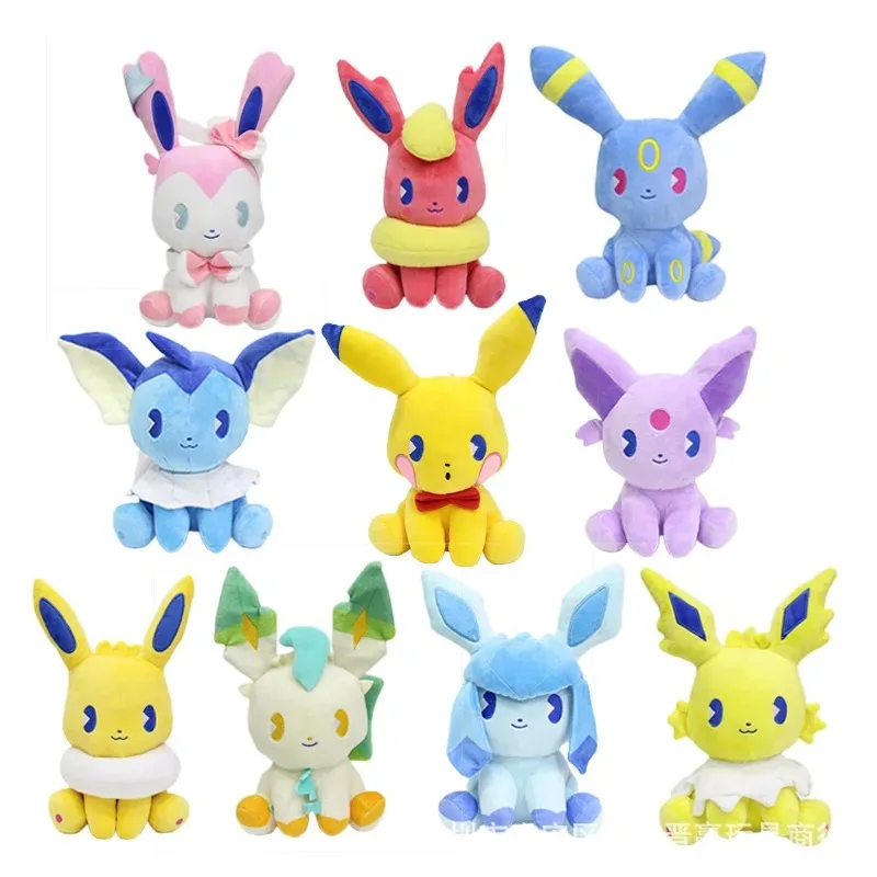 

12cm Pokemon Eevee Family Series Stuffed Toys Random 1pcs Vaporeon Jolteon Flareon Plush Doll Cute Soft Pillow Children Gifts