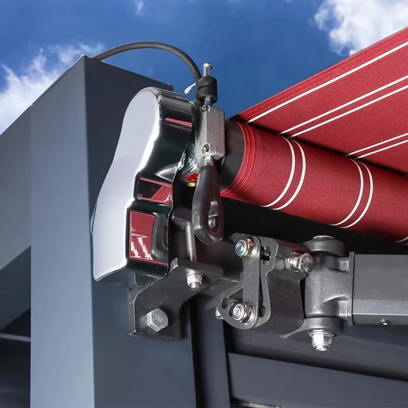 

Изготовленная на заказ выдвижная пергола с электроприводом, складная крыша для патио, полукассетный тент