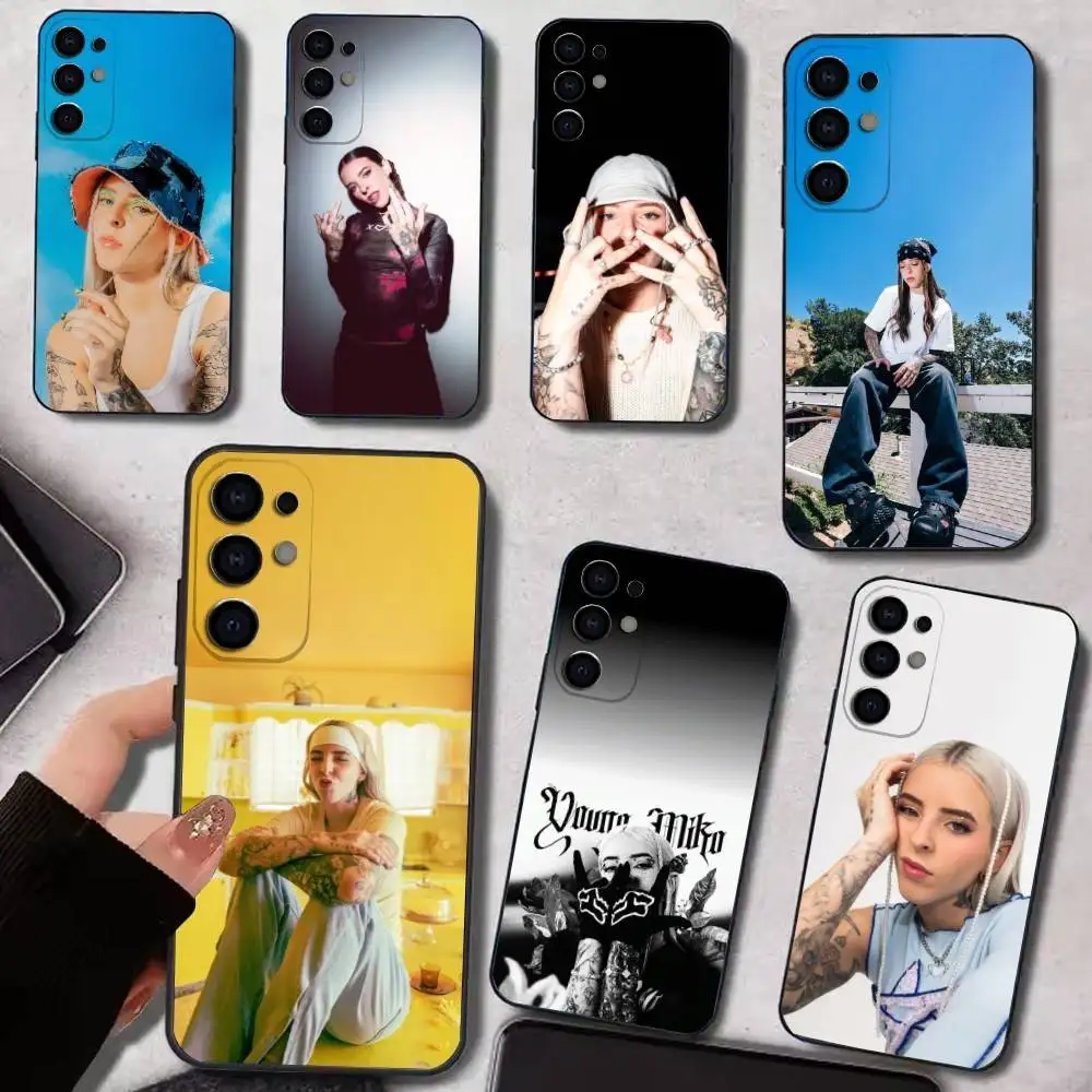 

Cool Young M-Miko Singer Phone Case For Samsung S25,S24,S21,S22,S23,S30,Ultra,S20,Plus,Fe,Lite,Note,10,9,5G Black Cover