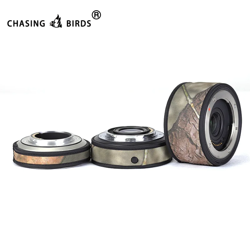 CHASING BIRDS camouflage lens coat for OLYMPUS teleconverter TC EC MC 1.4X 2.0X waterproof and rainproof lens protective cover