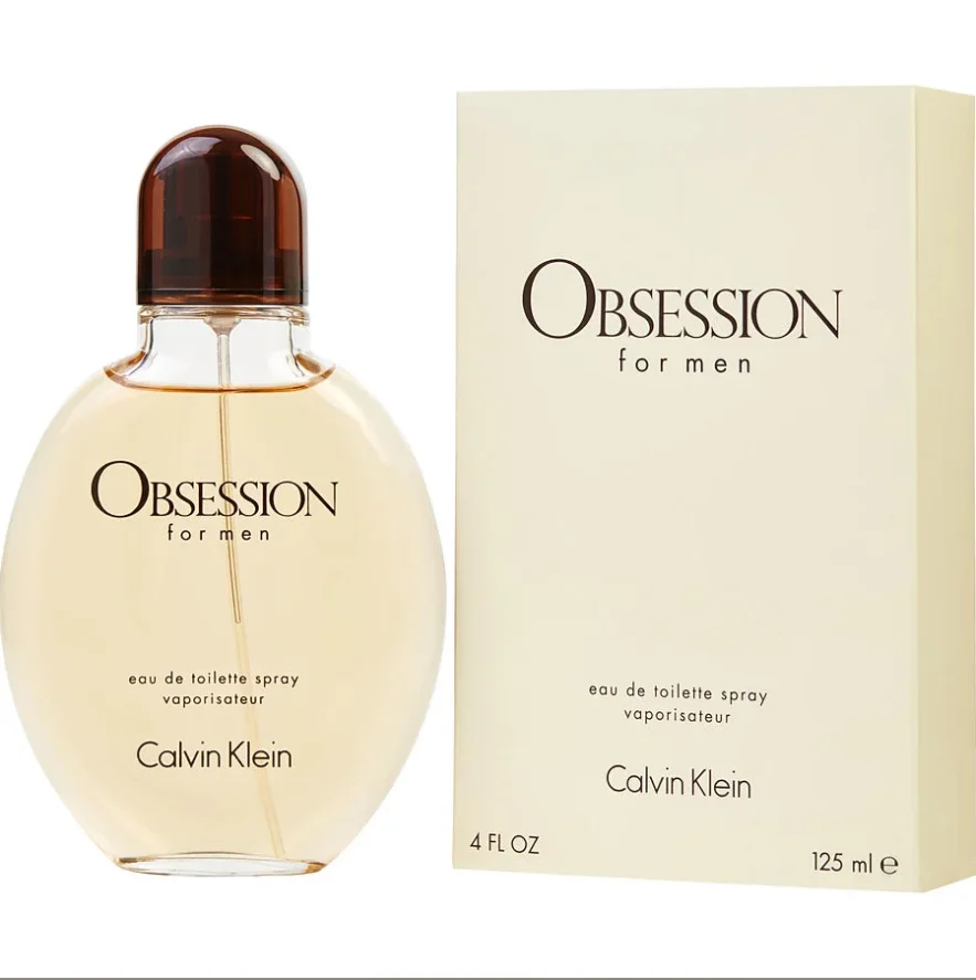 Calvin Klein Obsession men Eau De Toilette Spray 125ml Aroma Oriental Woody Fragancia Original duradera