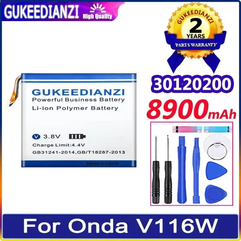 

Premium Replacement 30120200 8900Mah For Onda V116W High-Efficiency Laptop Battery