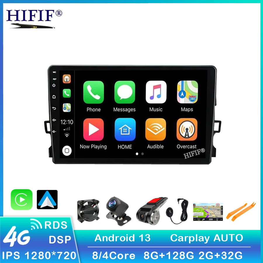 

Android 13 Car Radio for Toyota Auris E150 2006-2012 4G GPS Navigation Carplay Audio Stereo Multimedia Android auto radio