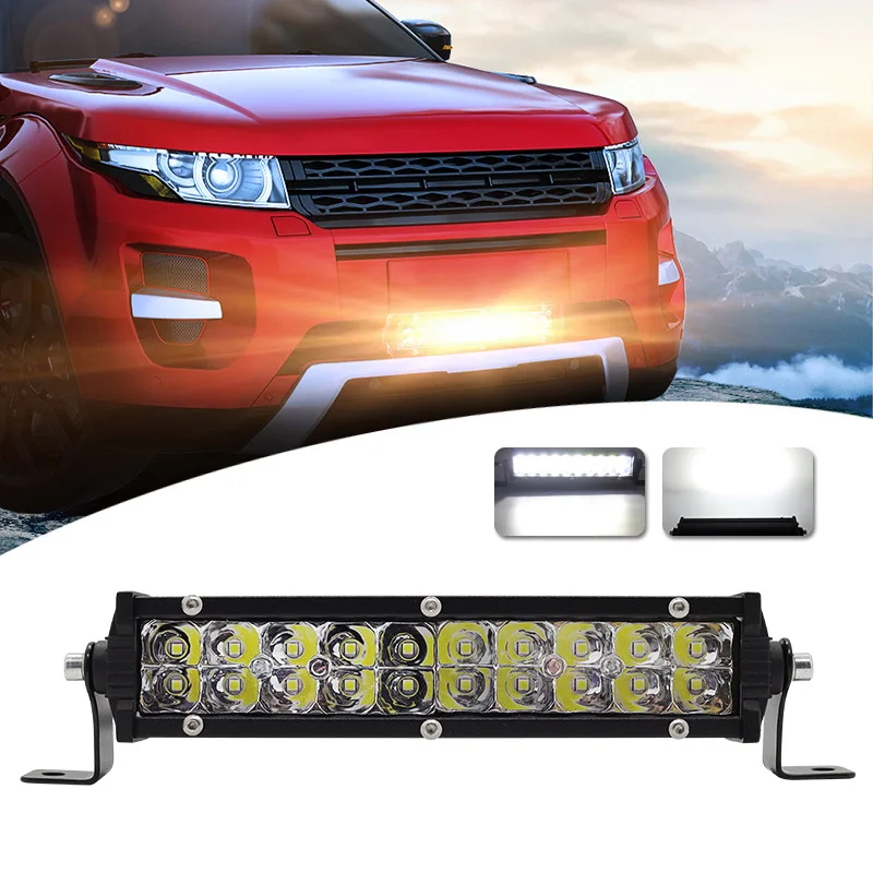 EURS fari a LED per auto Offroad Spot DRL Hi/Lo Beam 3 pollici 40W 3500LM per Niva Jeep Wrangler Lada Offroad UAZ 12V 24V