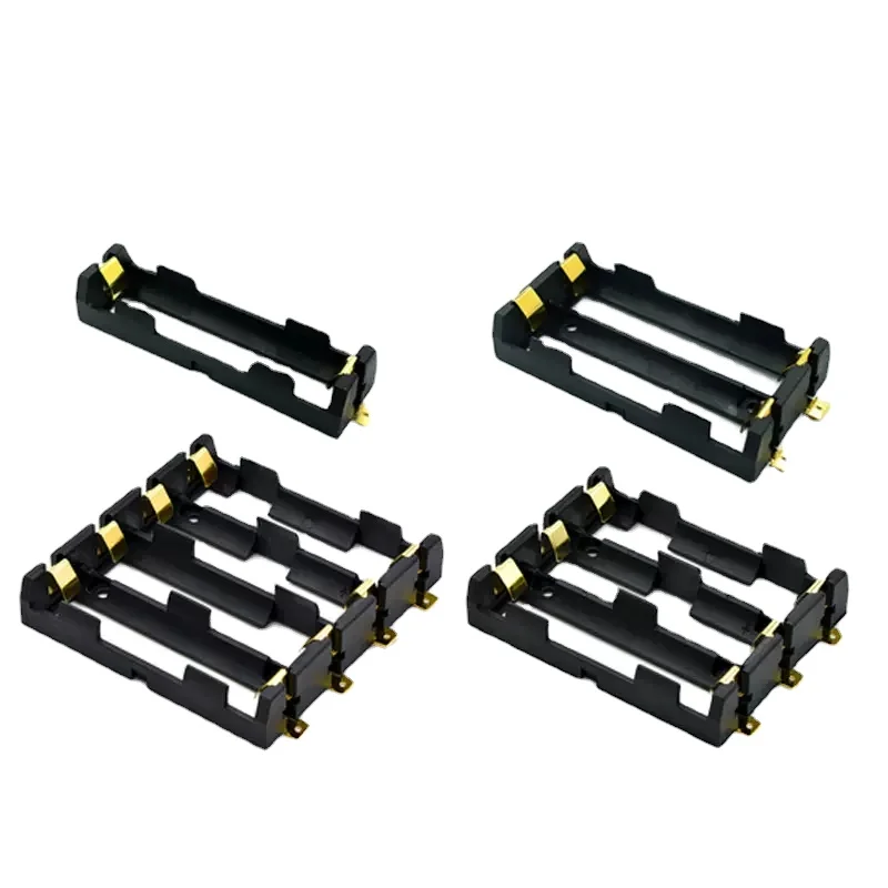 IVAN 1x2x3x4x 18650 SMT Battery Holder 18650 SMD Battery Box Storage Case Container Power Bank With Bronze Pins Rechargeable SMT