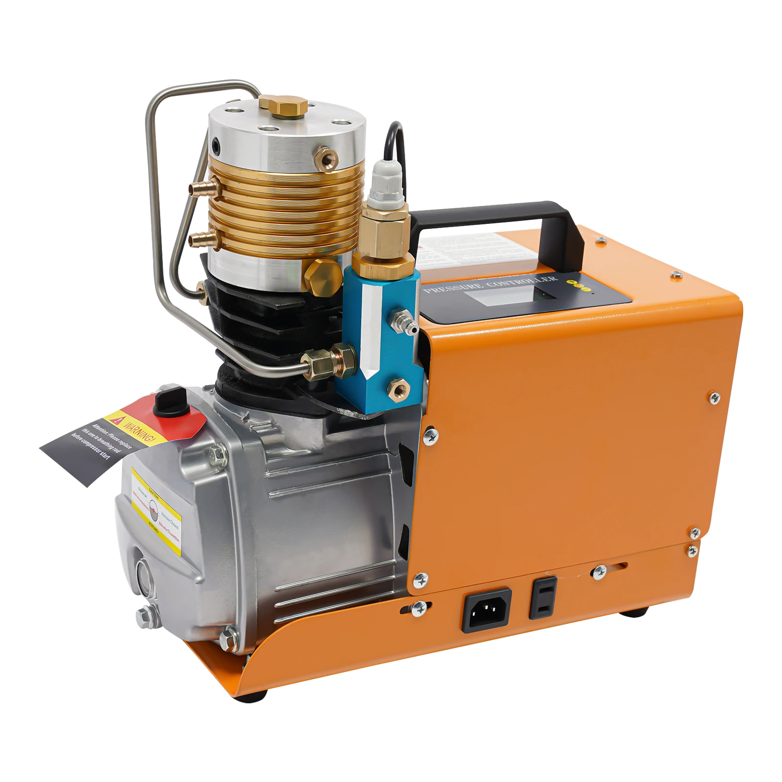 1,8KW Luftkompressor Elektrische Kompressorpumpe Pneumatische Tankpumpe Hochdruck 2800RPM 30Mpa – Detail 4