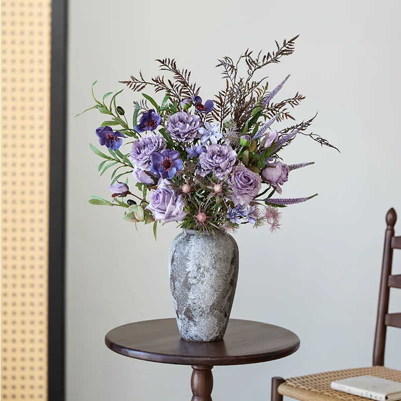 نجمة حديقة جو غرفة المعيشة مدخل طاولة طعام غرفة نوم طاولة بجانب السرير محاكاة زهرة وهمية باقة الزهور الزخرفية o