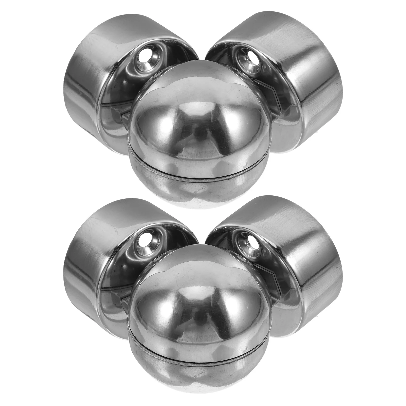 

Stair Handrail Accessories Fitting Round Fittings Caps Stainless Steel Railing Post Tube Bases End