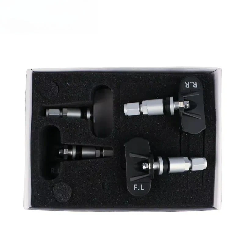 Car Tire Pressure Monitoring System Built-in Sensor Anti-theft Waterproof Ble Car TPMS for Android IOS, with 4 Internal