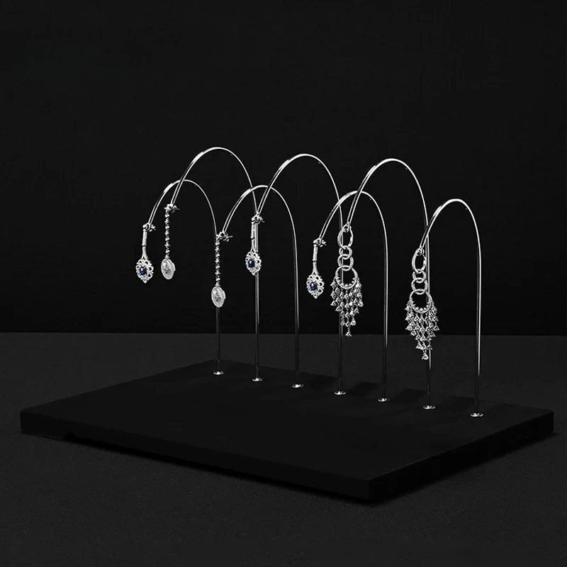 

Simple and fashionable jewelry display props, earrings display racks, counters, window display sets