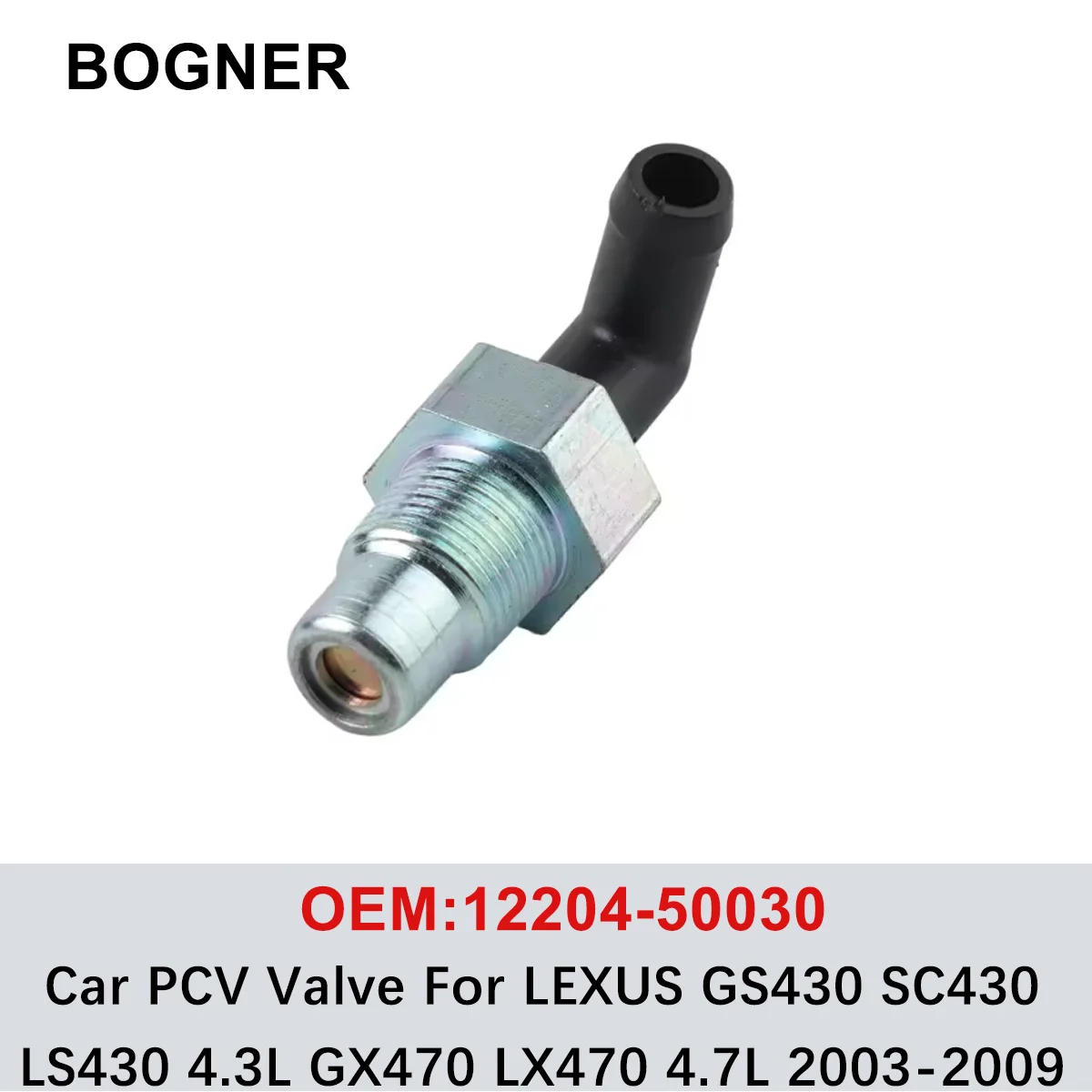 12204-50030 1220450030 XUZHIANG Car PCV Valve For LEXUS GS430 SC430 LS430 4.3L GX470 LX470 4.7L 2003-2009