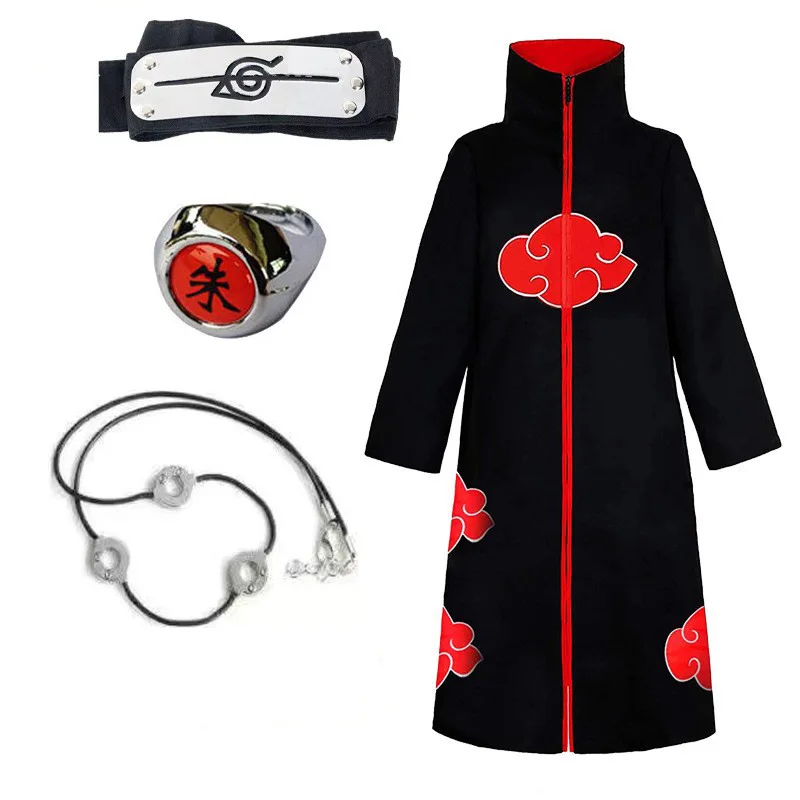 NARUTO Uchiha Itachi zweidimensionale kreative Cartoon Cosplay Kostüm Persönlichkeit Anime Akatsuki periphere Organisation Umhang – Detail 12