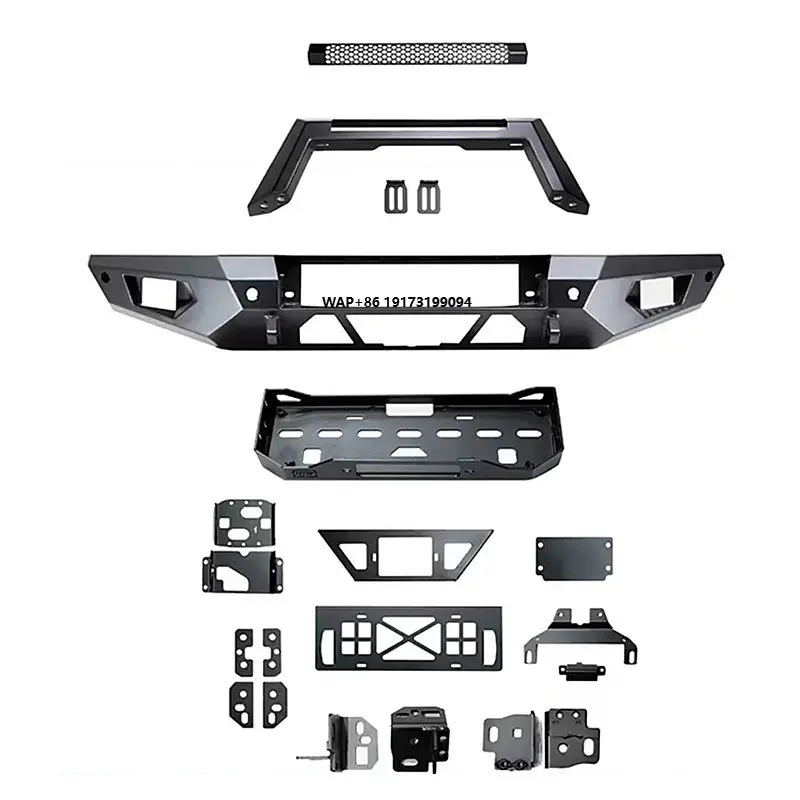 

High-Quality Spirited Horse Front Bumper Competition Seamless Installation Enhanced Protection high-Strength Steel Front Bumper