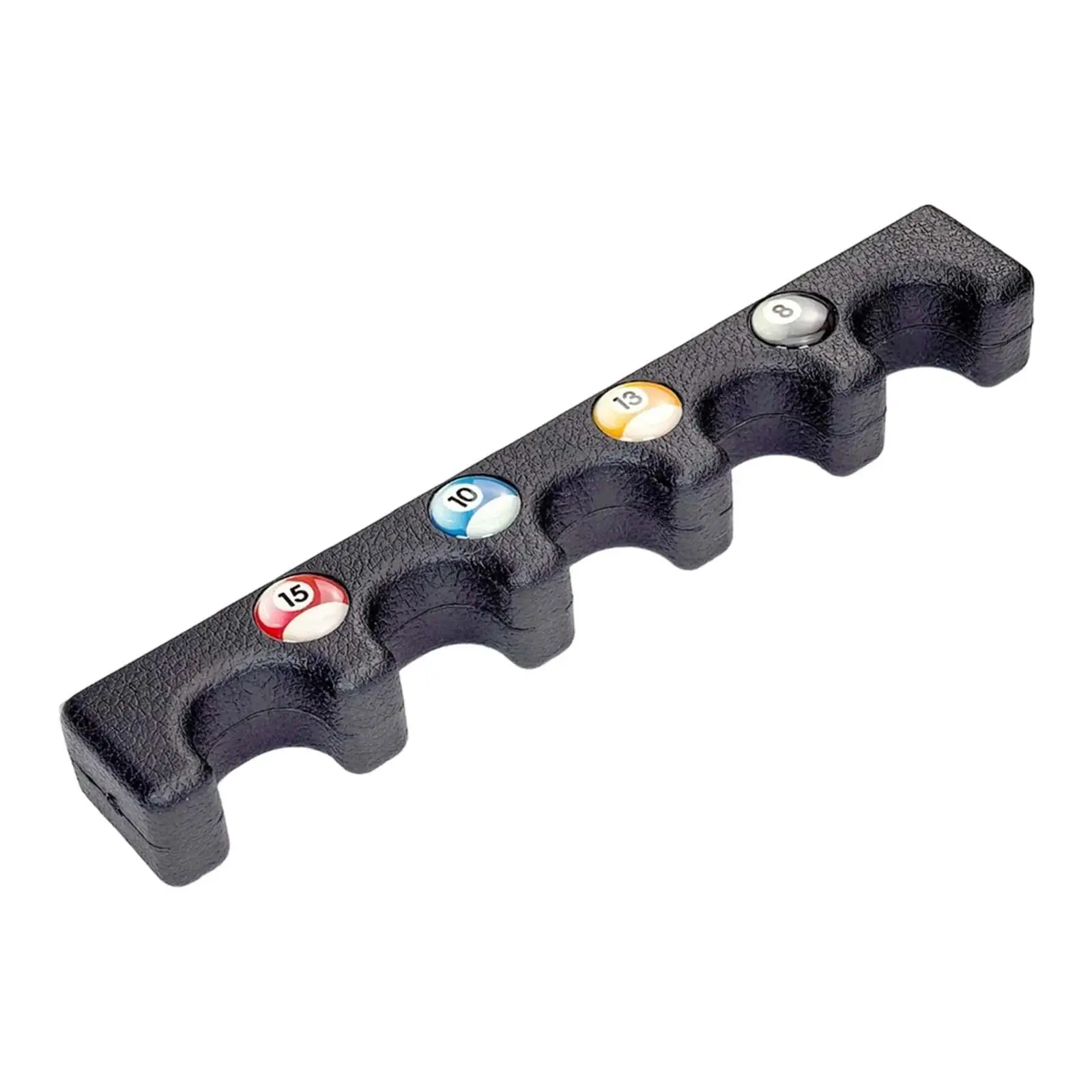 Pool Cue Holder Five Holes Plastic Billiards Rack Organizer Accessories for Club Room Tables and Walls