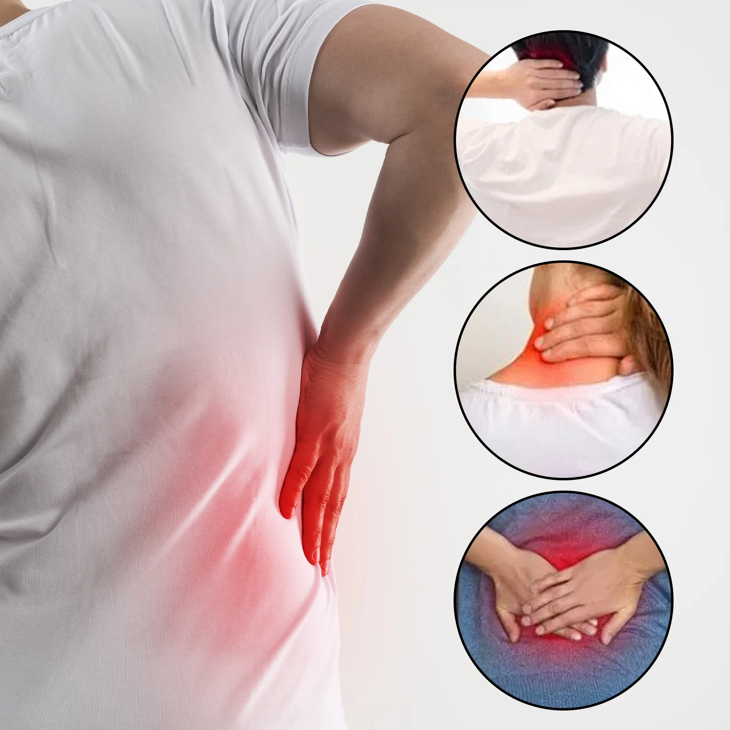 3/10 Stück Dragon Bone Du Channel Taillen- und Rücken-Wermut-Patch, atmungsaktiv, elastisch, Vliesstoff, hochviskoser Wermut-Patch