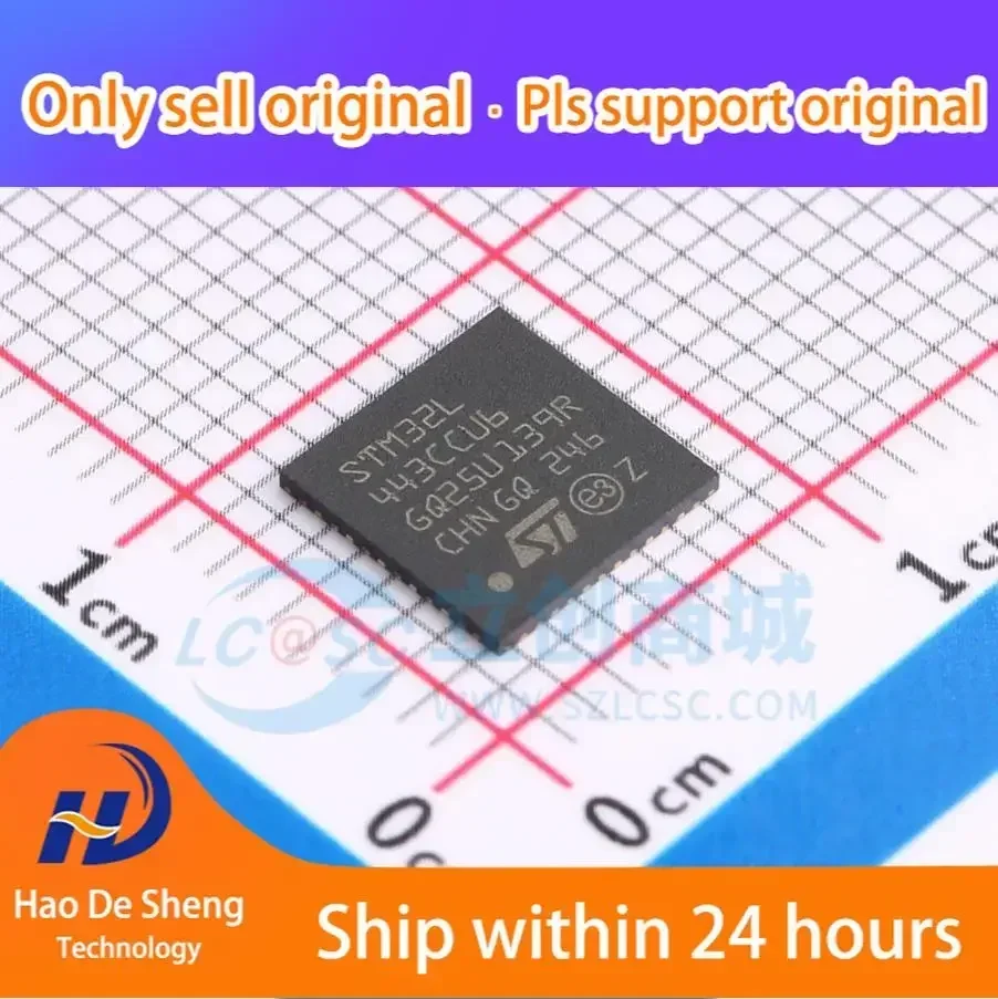 1 قطعة/الوحدة STM32L443CCU6 48UFQFPN جديد الأصلي في المخزون #1