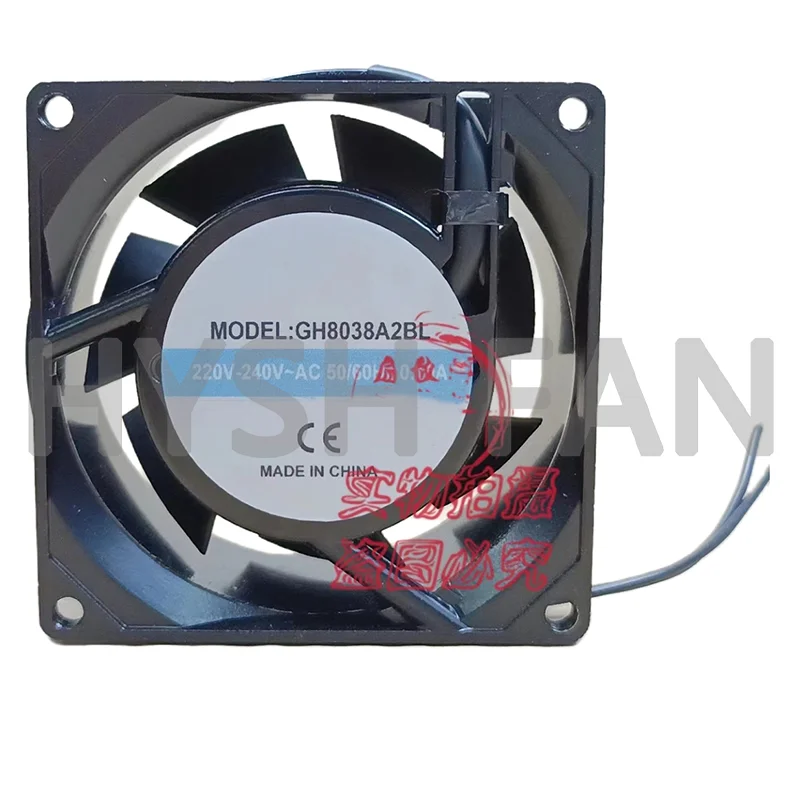 Ventilador axial CA, GH8038A2BL, 8038, 220V