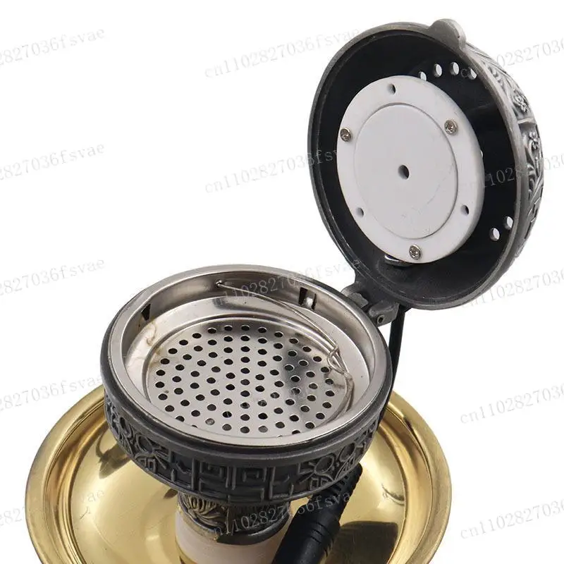 

Arabian Hookah Head Accessories Electronic Metal Smokepan Smoke Paste Heater Pot Carbon-free Chicha Nargile Shisha Bowl